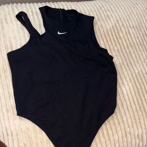 Nike Black Sleeveless Bodysuit